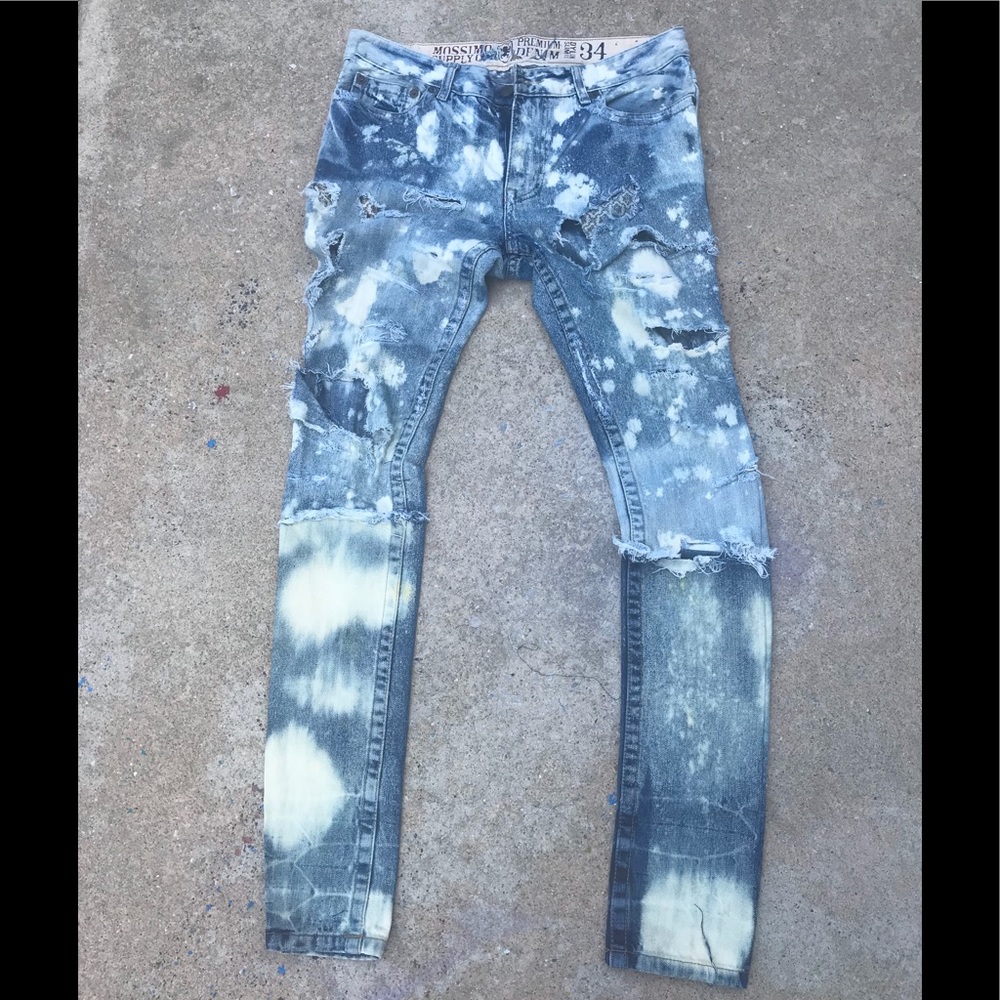 Øne øf A kind (Deconstructed/dipped) denim (34x32)